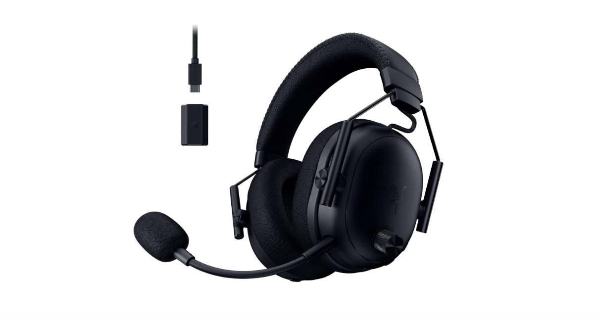 Razer BlackShark V3 Pro Wireless ANC Gaming Headset for PC: Full Band Mic - 50mm Drivers - 2.4 GHz, Bluetooth, USB, 3.5mm - Works with Mac, PS5, Nintendo...