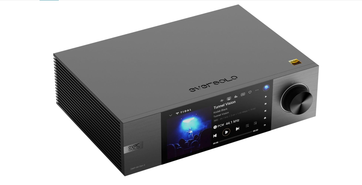 EVERSOLO DMP-A6 Gen 2 Hi-Fi Music Streamer, Wireles Digital Music Streamer, DAC, Music Service&Streaming Qobuz, Tidal&More, DSD512, EOS Audio... 