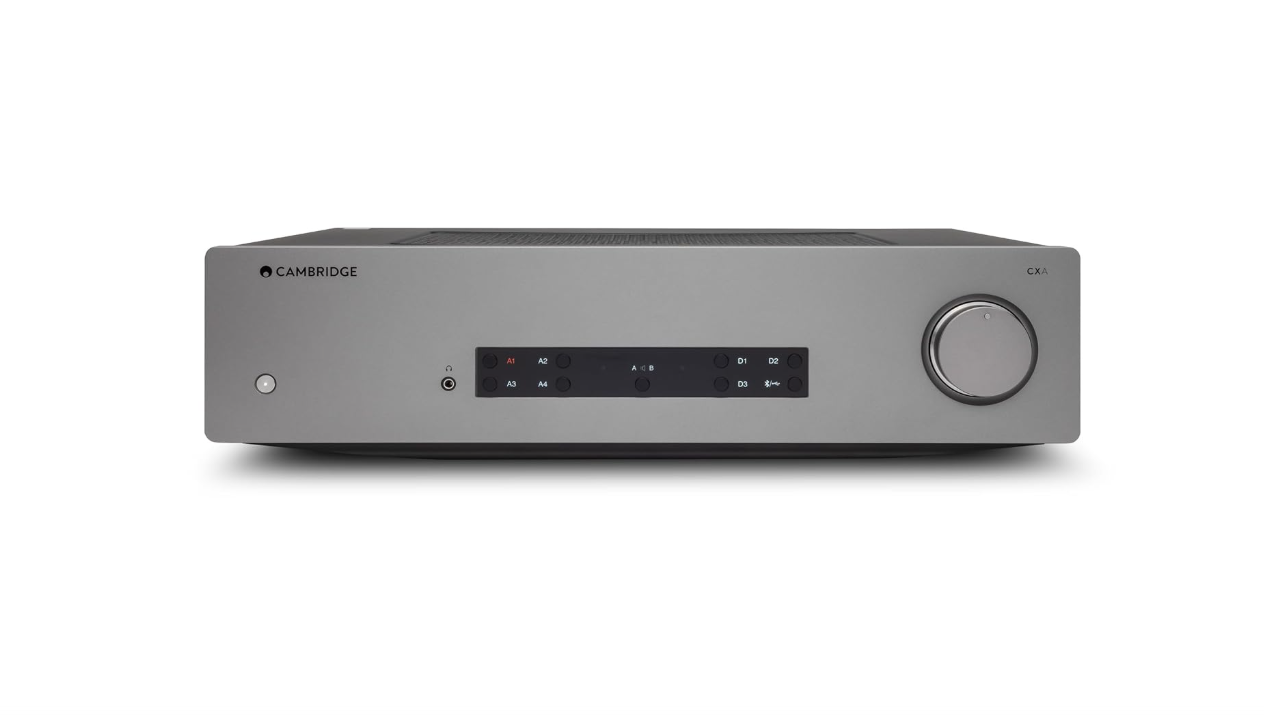 Cambridge Audio CXA81 MkII - 80 Watt Separate Integrated Stereo Amplifier HiFi System Featuring Bluetooth aptX HD and ESS Sabre DAC - Lunar Grey 