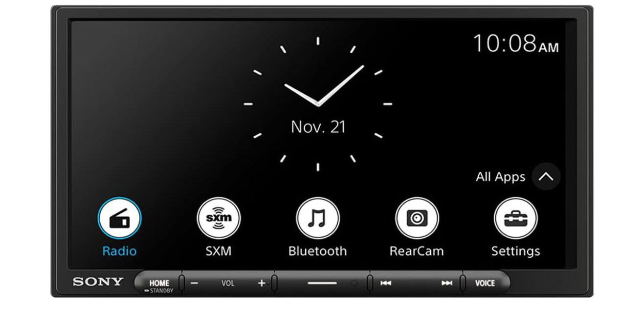 Sony XAV-AX6000 7-Inch Multimedia Receiver with Wireless Apple CarPlay/Android Auto, HDMI Video Input and Maestro Ready