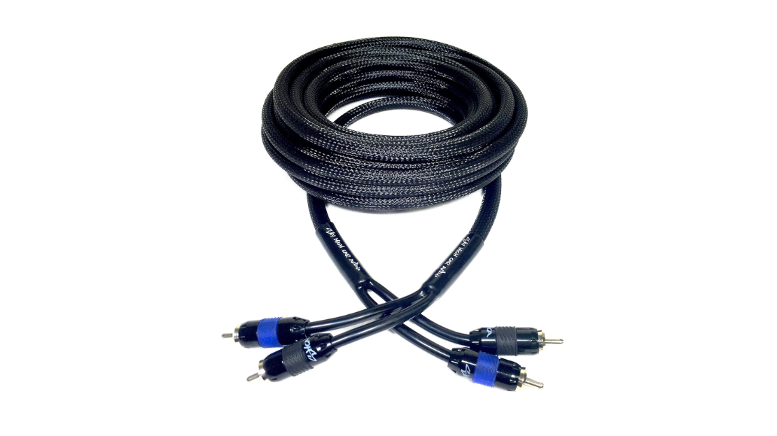 Sky High Car Audio Premium 2-Channel RCA Cable - 18ft
