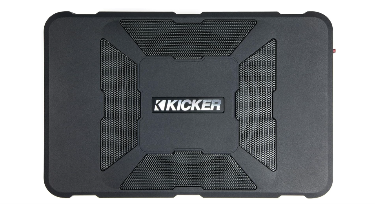 Kicker 51HS8 Hideaway Compact Powered Subwoofer Enclosure with 8-Inch Subwoofer HS8