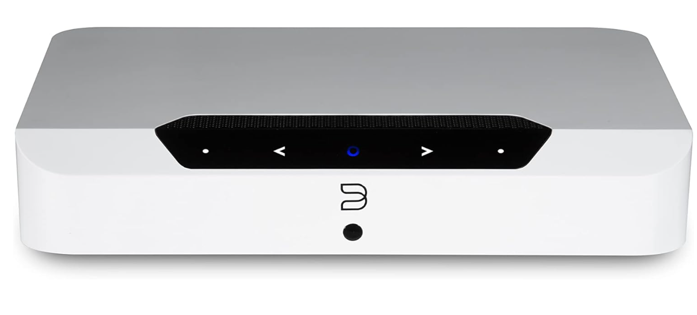 Bluesound POWERNODE Edge Compact Wireless Multi-Room High Resolution Music Streaming Amplifier - White
