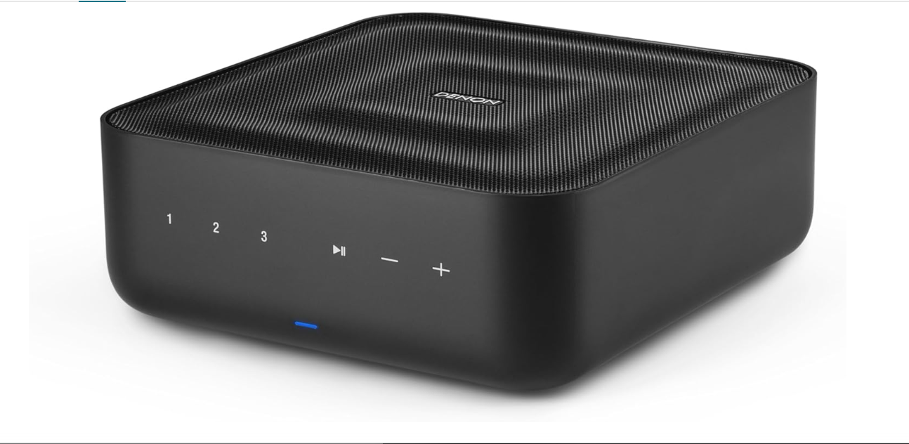 Denon Home Amplifier (100W x 2), Compact, Bluetooth Stereo Amplifier with HEOS Built-in, High-Res Home Audio, Dolby Digital Plus Decoding, Wireless Music...
