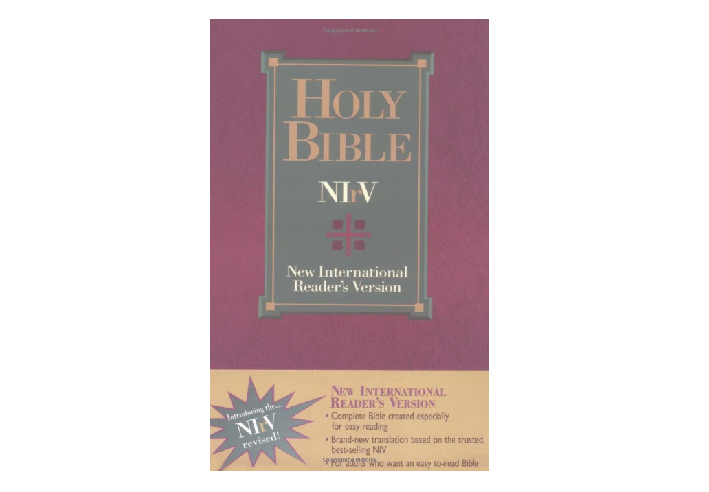 Holy Bible: New International Reader's Version