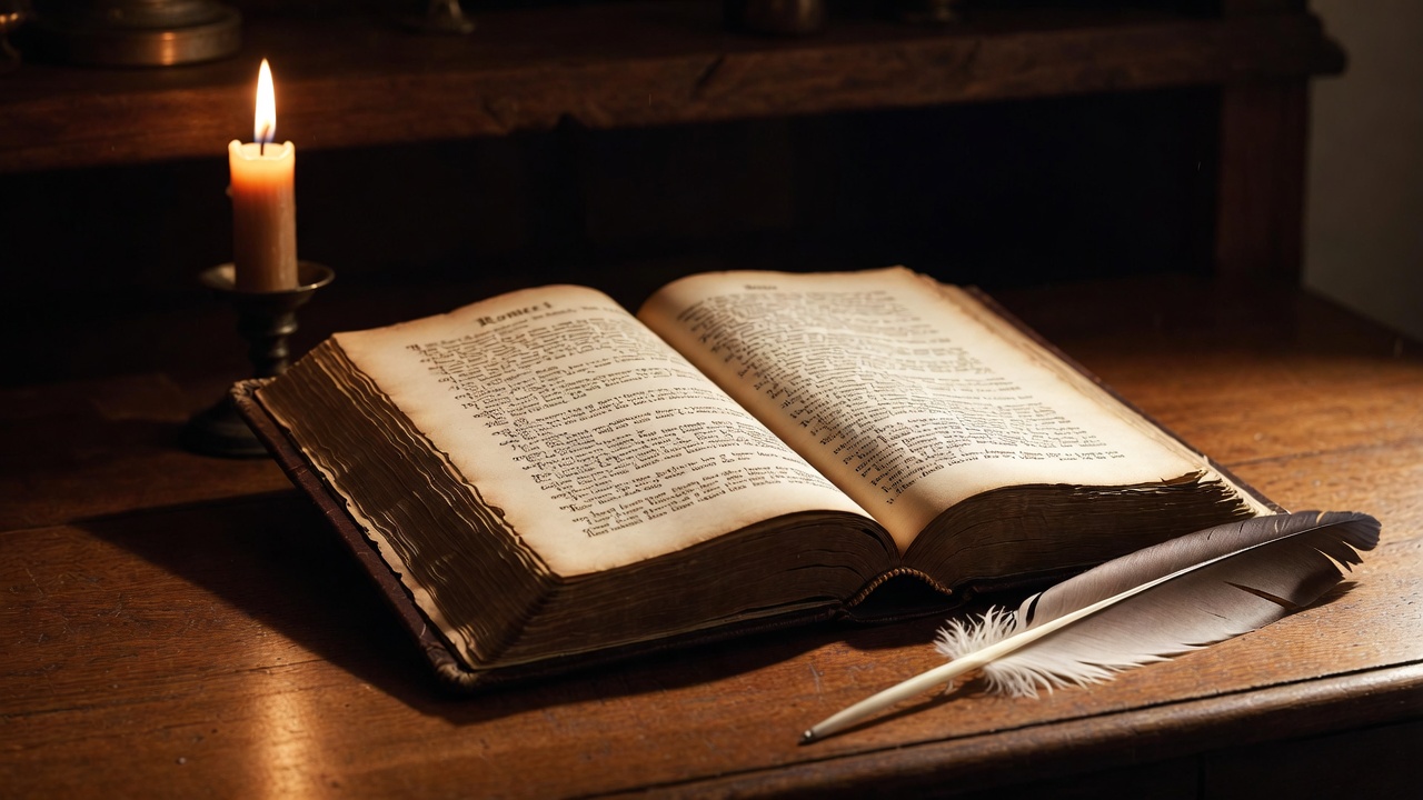 Antique copy of Shakespeare's Romeo and Juliet book highlighting literary origin of close-in-age laws.