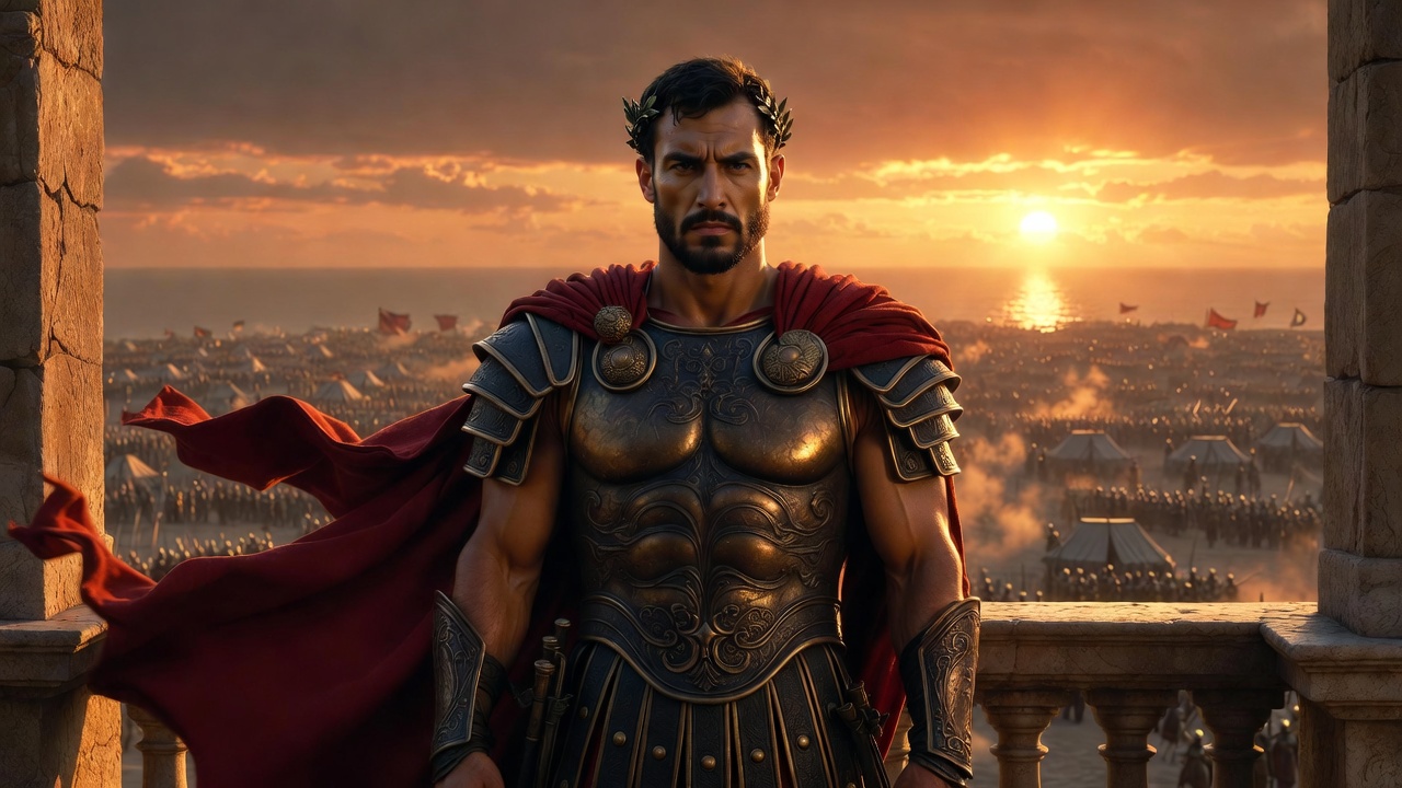 Mark Antony as the conflicted Roman hero in Shakespeare's Antony and Cleopatra