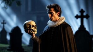 hamlet with skull