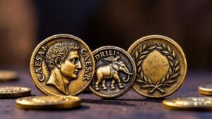 coins of julius caesar