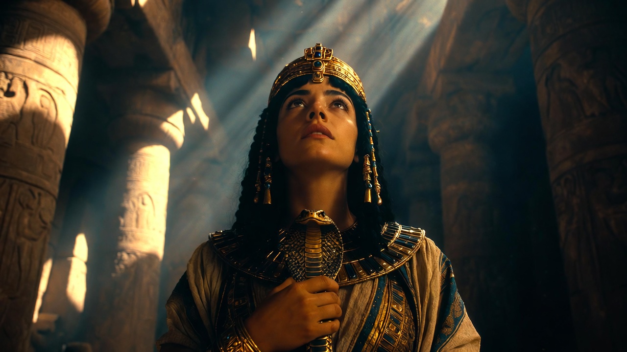 Cleopatra’s final transcendent moment with the asp in Shakespeare’s Antony and Cleopatra monument scene