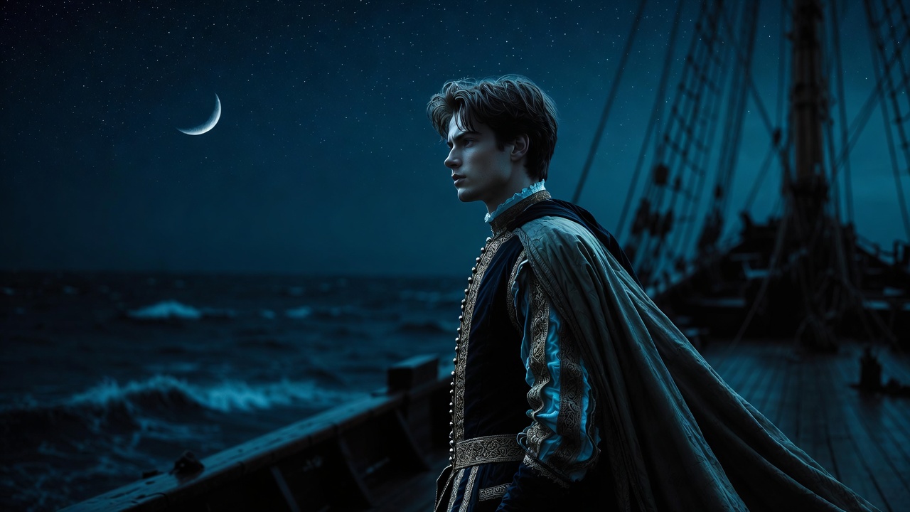 Hamlet reflecting on fate and providence during sea voyage in Act 5 Scene 2 recounting, Shakespeare literary imagery