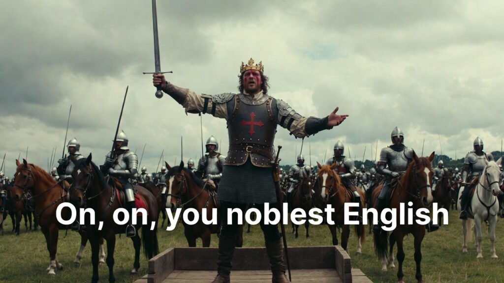 you noblest english henry v crossword