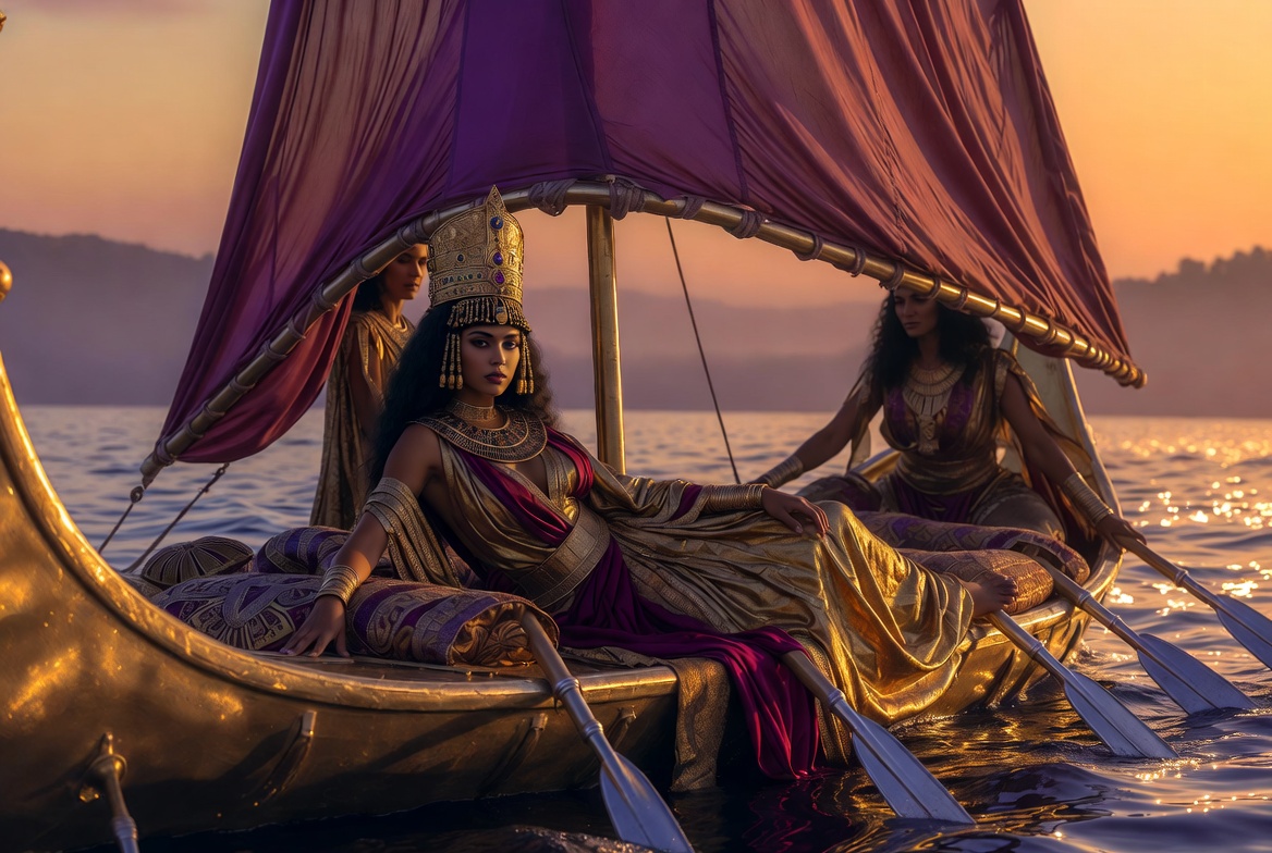 Cleopatra full body Enobarbus barge speech Shakespeare Antony and Cleopatra