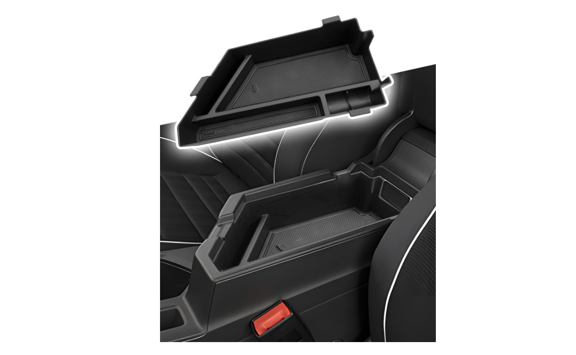 CDEFG for Volkswagen Jetta 2020-2025 2026 Center Console Organizer Tray for Jetta 2020 2021 2022 2023 2024 2025 Accessories Armrest Storage Box Insert Tray...