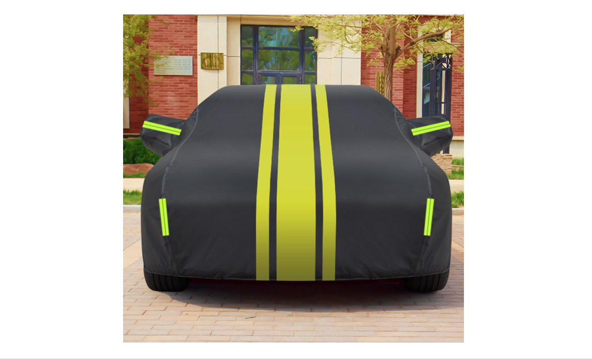 WMJFG Car Cover for Cadillac CT4-V Blackwing 2022-2025 Hatchback Outdoor Dust Full Car Covers All-Weather Scratch Rain Cover Snowproof Hail Protector...