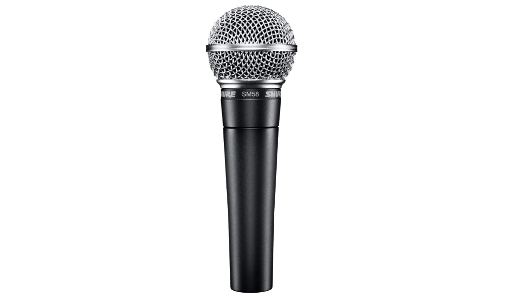 Shure SM58 Professional XLR Dynamic Vocal Microphone – Cardioid Mic for Live Performance, Studio Recording, Podcasting & Broadcasting (SM58-LC)