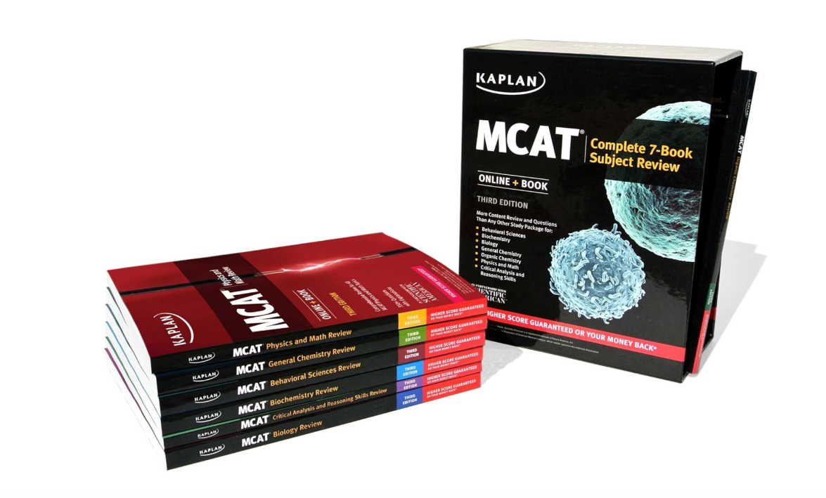 MCAT Complete 7-Book Subject Review: Online + Book (Kaplan Test Prep)
