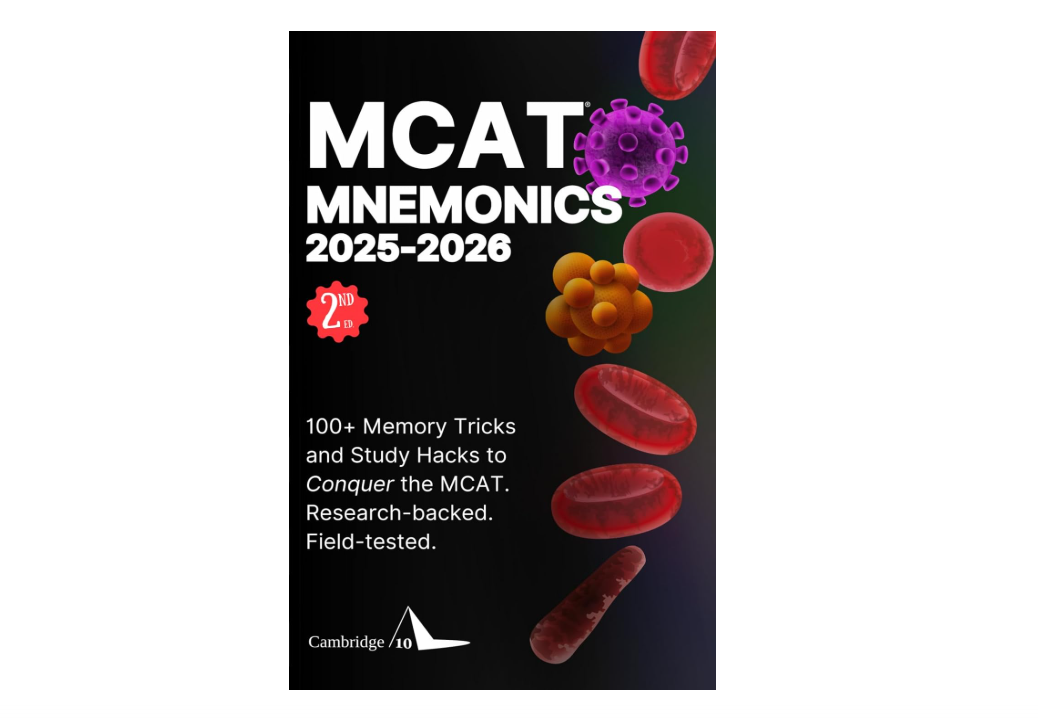 MCAT Mnemonics 2025-2026: 100+ Memory Tricks, Study Strategies for MCAT Success
