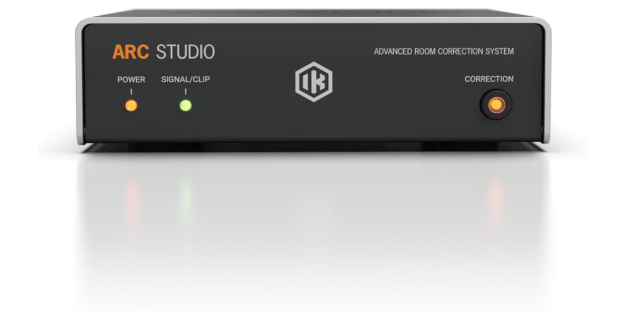 IK Multimedia ARC Studio Processor with Advanced Room Correction Software, and Stand-Alone Correction Processor for Pro Audio (No Mic)
