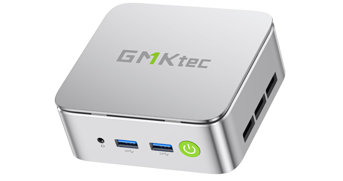 GMKtec Mini PC Computer, G10 Ryzen 5 3500U (Beats N150/4300U/3200U), 16GB RAM 512GB SSD 2.5GbE NIC LAN Desktop Office Home Business HTPC, Triple 4K Display,...