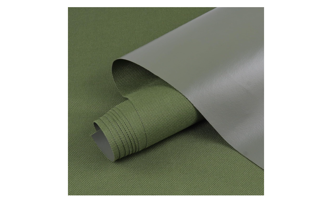 GoldWheel Canvas Waterproof Marine Fabric 180" L×60" W 600Denier Cordura Material with Waterproof PVC Coating Anti-UV Canvas Awning Fabric for...