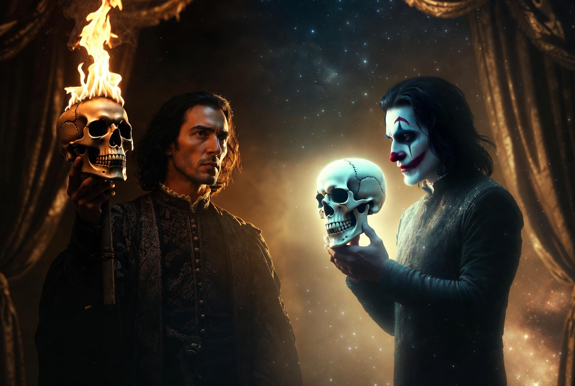 Shakespeare Hamlet age debate paralleled with Hugo Hamlet ageless performer