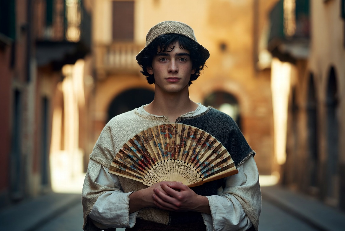 Peter the Nurse’s servant in Romeo and Juliet character profile Elizabethan illustration