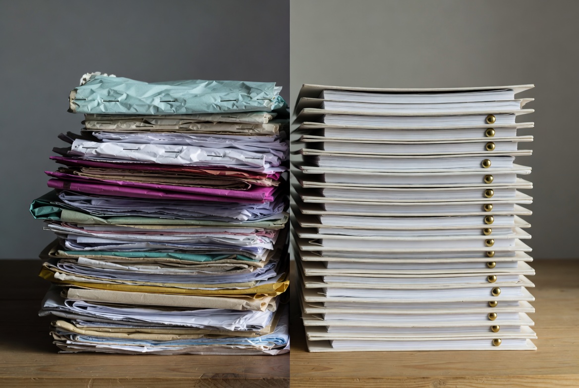 common screenplay printing mistakes versus professional binding examples