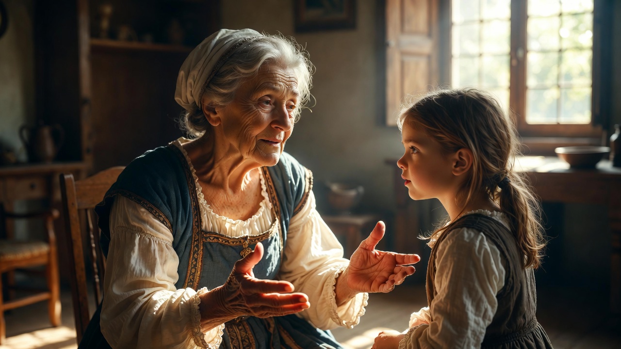 The Nurse sharing childhood memories with young Juliet, humorous and heartfelt reminiscence monologue in Romeo and Juliet