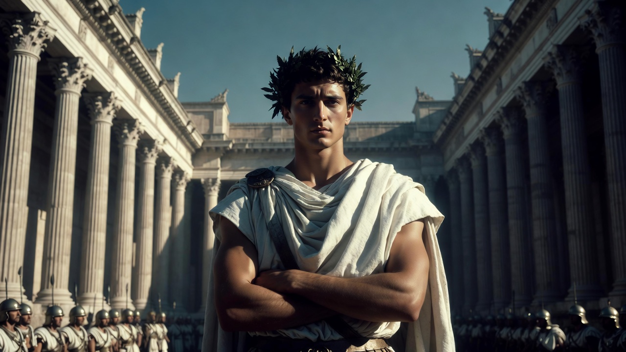 Octavius Caesar embodying Roman discipline honor and political power in Shakespeare's Antony and Cleopatra