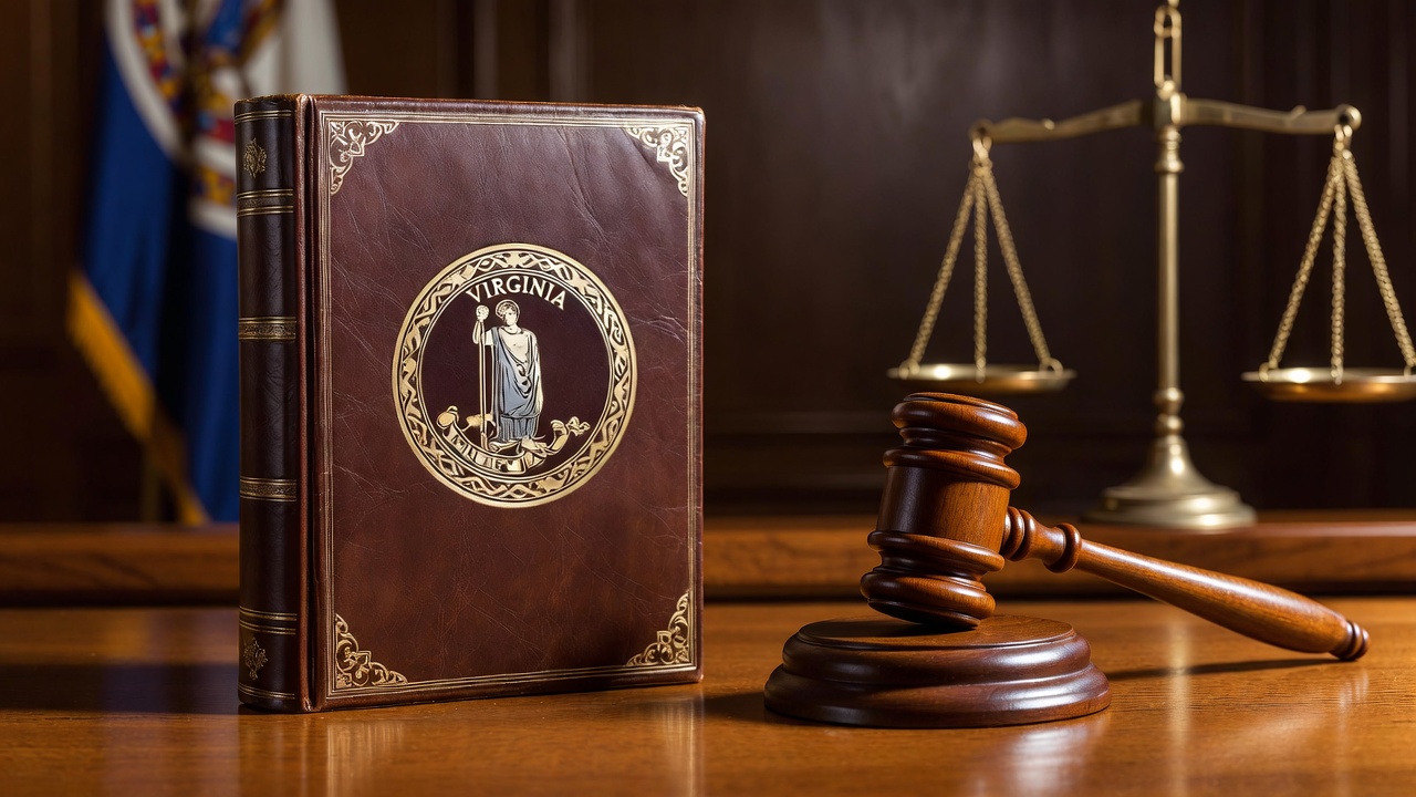 Virginia state legal documents and gavel illustrating close-in-age exemptions in Romeo and Juliet laws