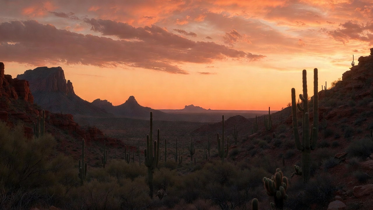 Arizona desert landscape symbolizing strict age of consent laws and legal boundaries in the state