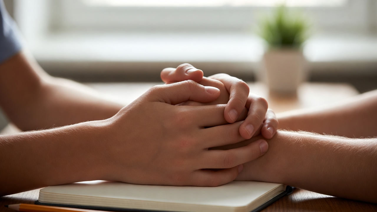 Symbol of open communication and safety in teen relationships under NC age of consent laws