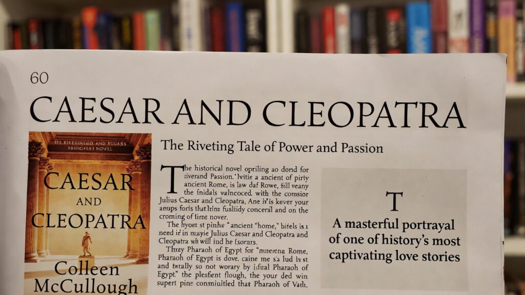 caesar and cleopatra book
