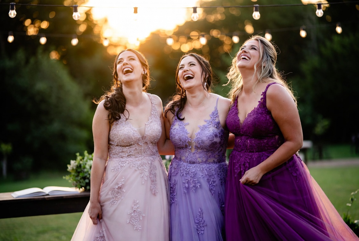 Real-world styling of Lovers and Friends gown for love and friendship celebrations