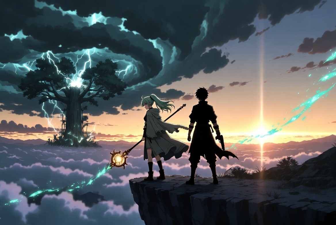 Zetsuen no Tempest themes of revenge redemption and power with Hakaze and Mahiro