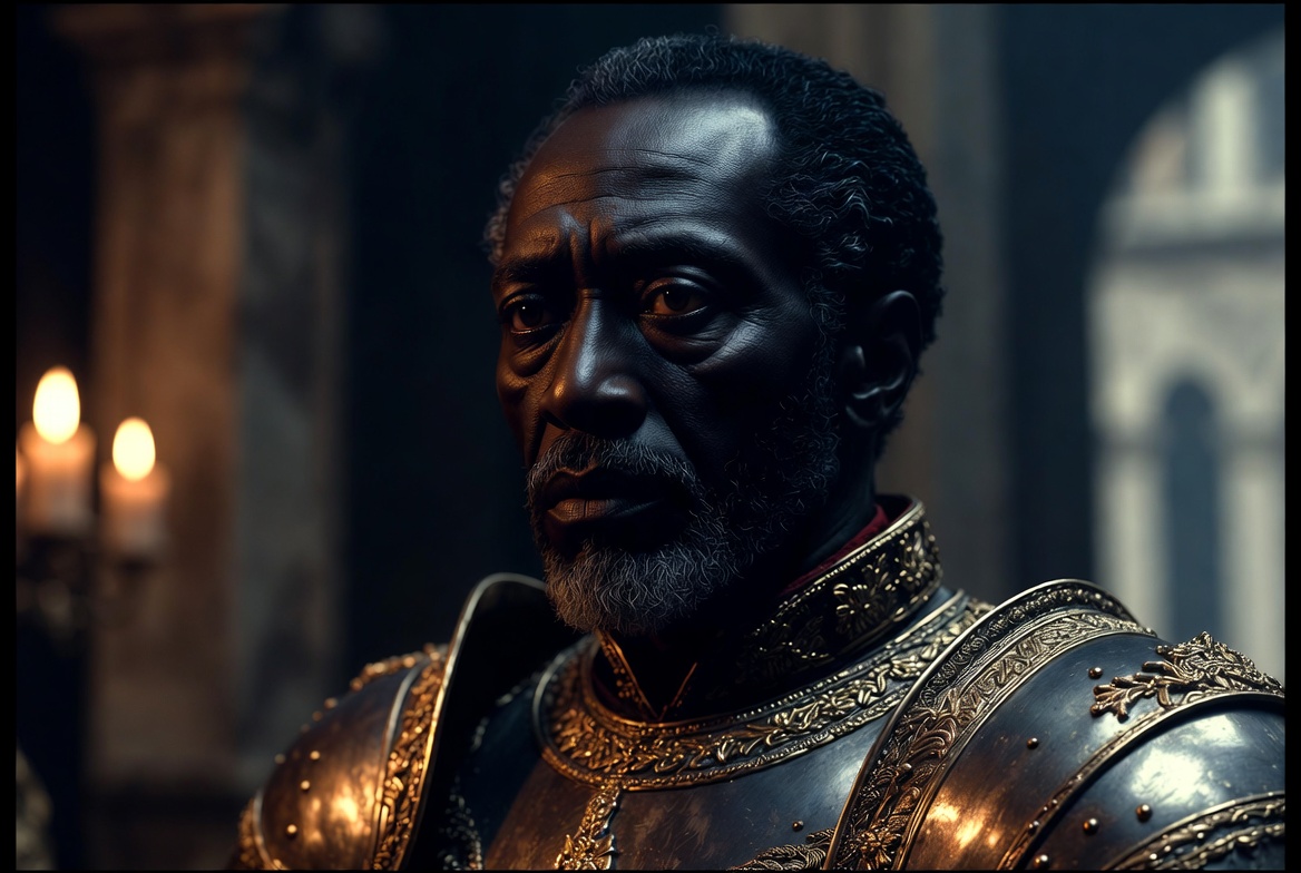 Othello WA character analysis Shakespeare noble Moor general portrait