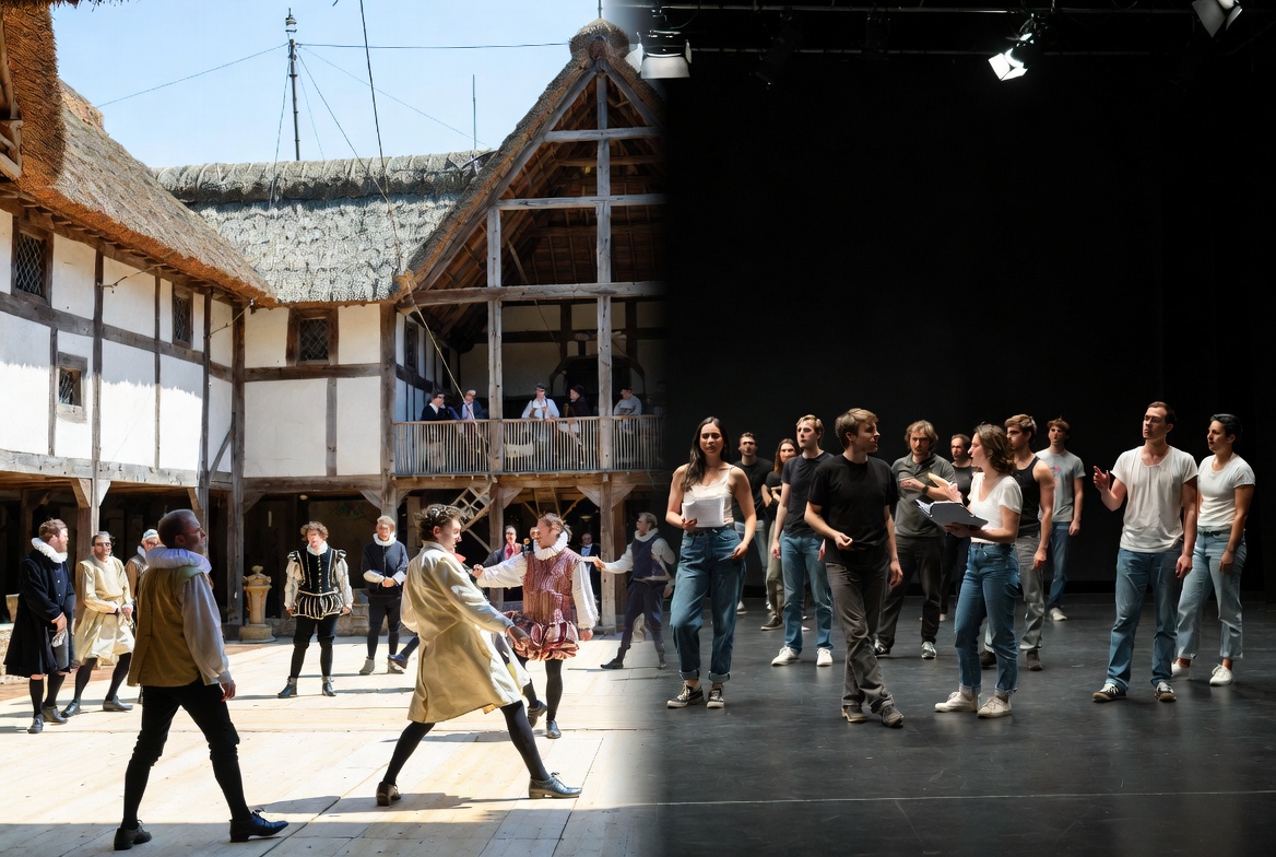 Shakespeare theater quotes influencing modern and contemporary drama stage performance