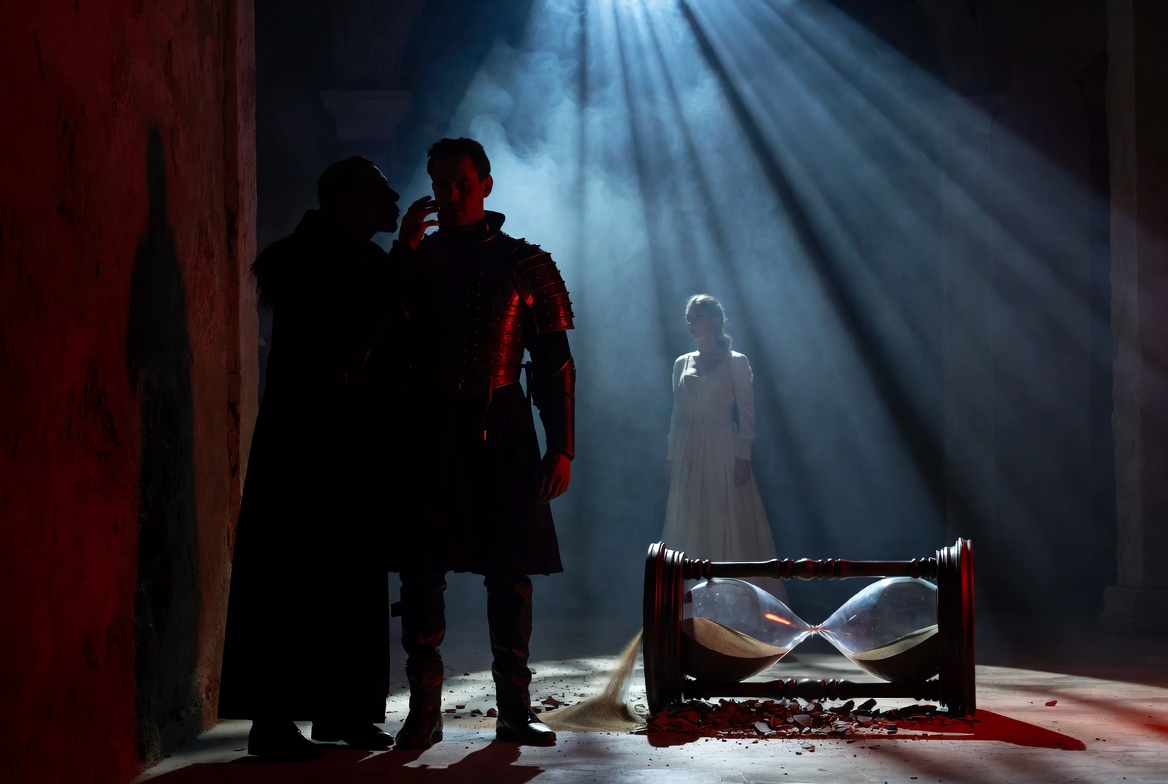 Análisis acto por acto del doble tiempo en Othello: escena clave de la tentación y manipulación temporal