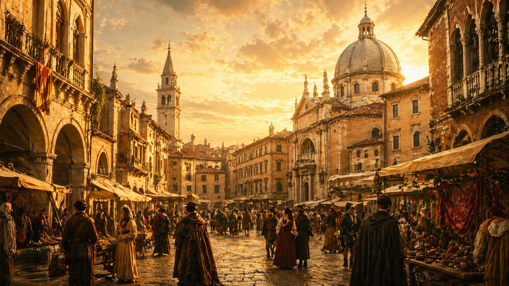 Renaissance city of Padua setting in The Taming of the Shrew