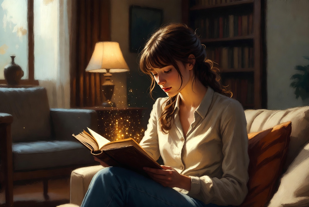 Modern reader applying Shakespeare emotional wisdom and resilience today