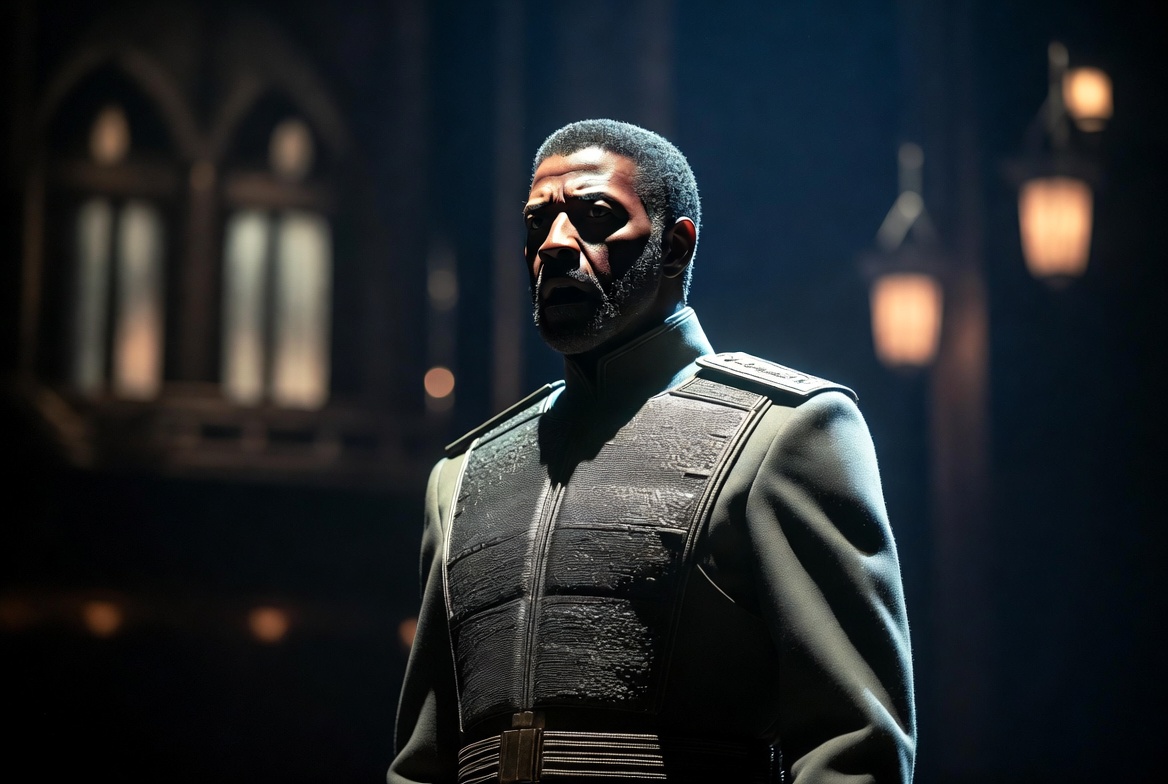 Denzel Washington as Othello Broadway 2025 powerful performance portrait