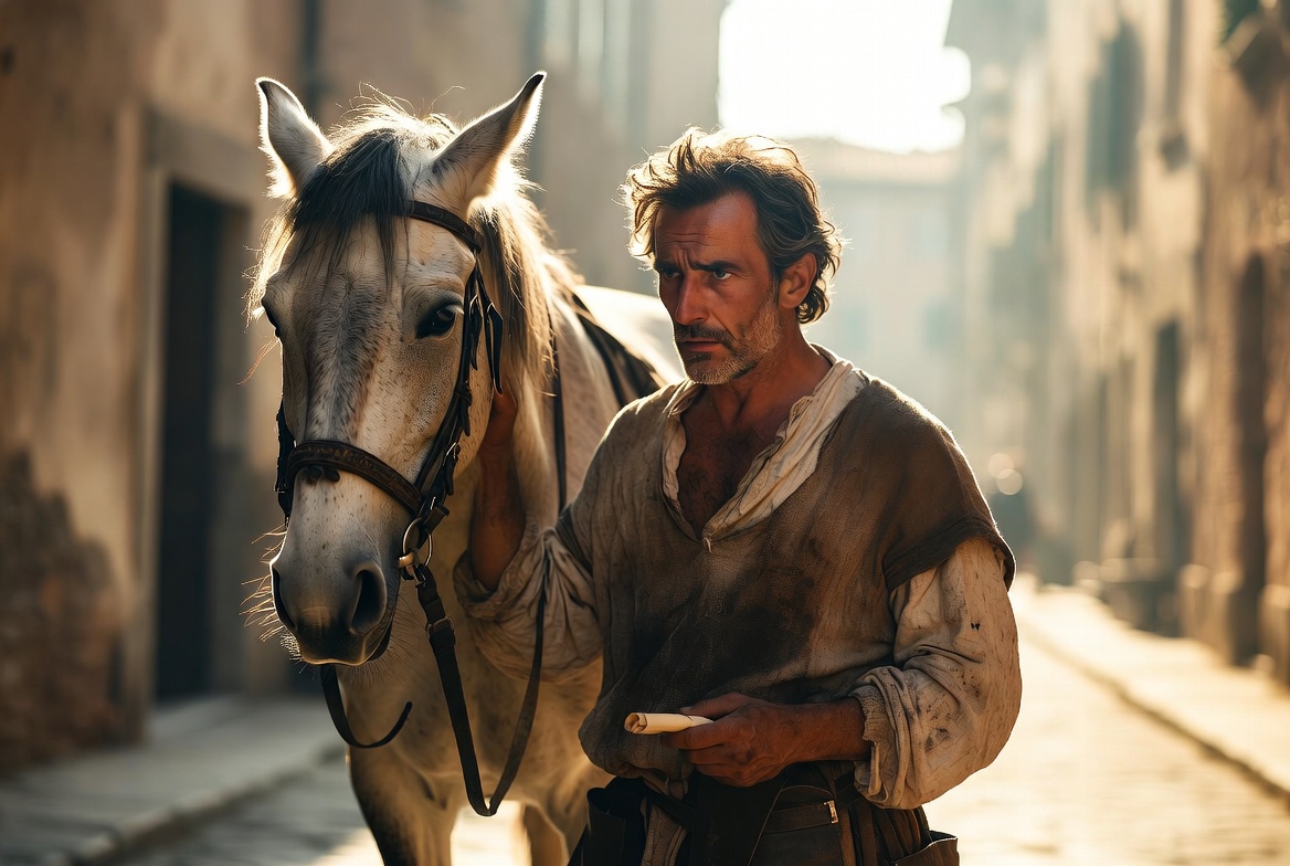 Balthasar loyal servant in Romeo and Juliet arriving with tragic news in Mantua