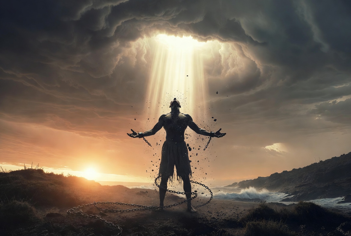 Caliban striving for freedom and independence in The Tempest