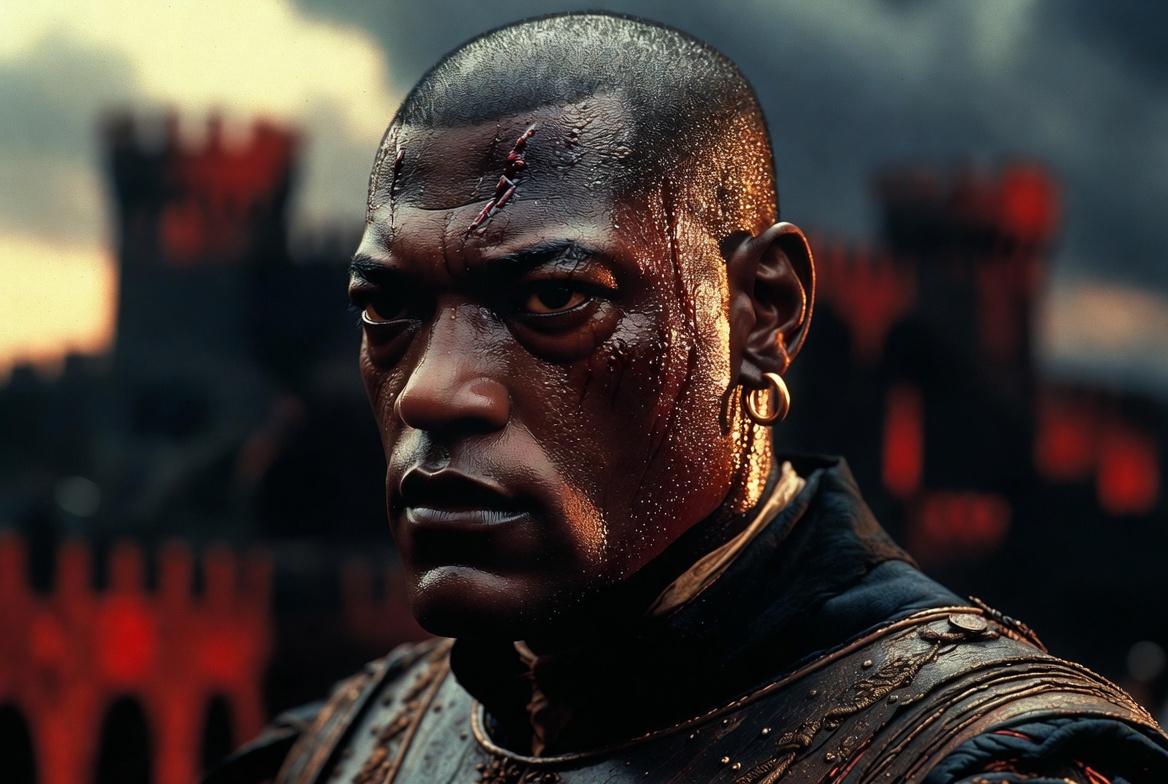 Laurence Fishburne as Othello showing dignity and inner turmoil in Oliver Parker’s 1995 Shakespeare film adaptation