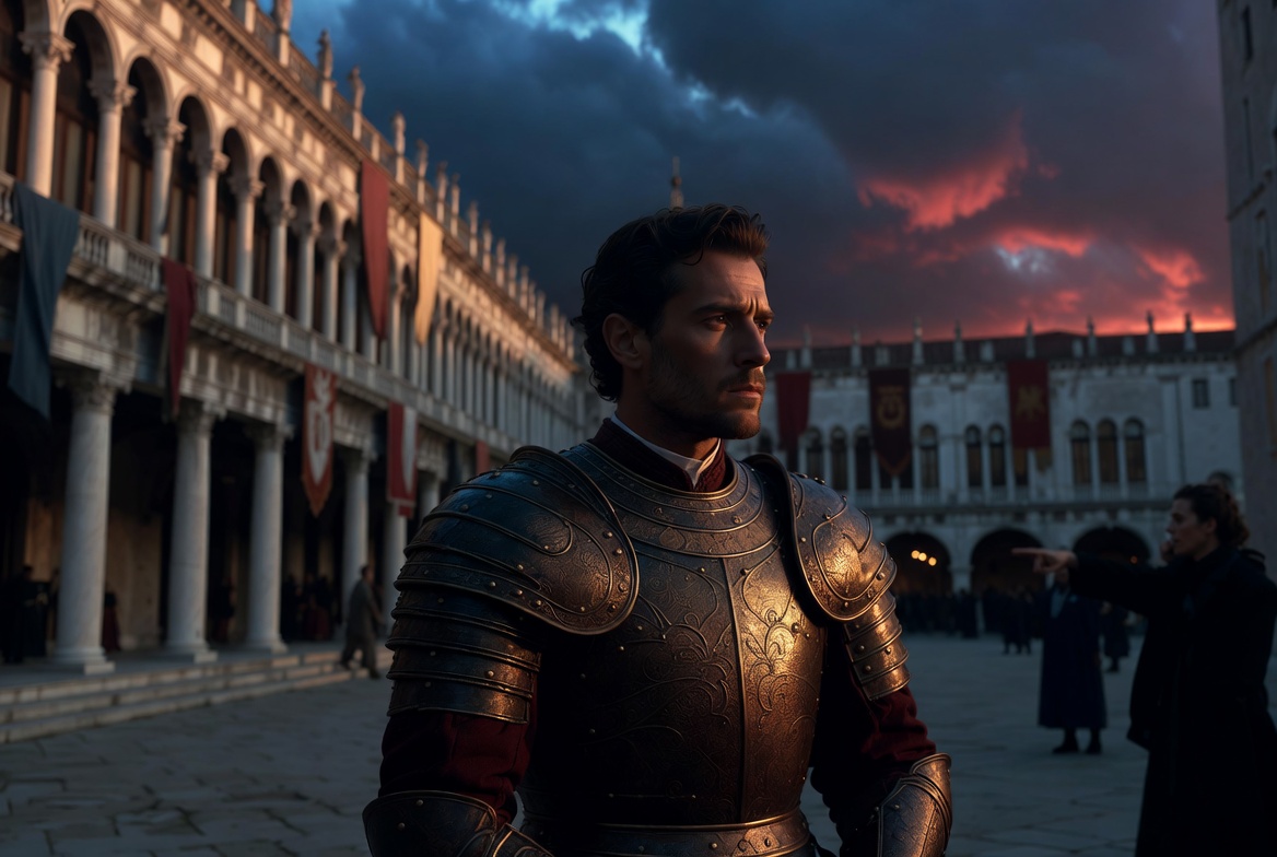 Othello as a Moorish general in Venice symbolizing themes of race, power, and tragedy in Shakespeare’s Othello