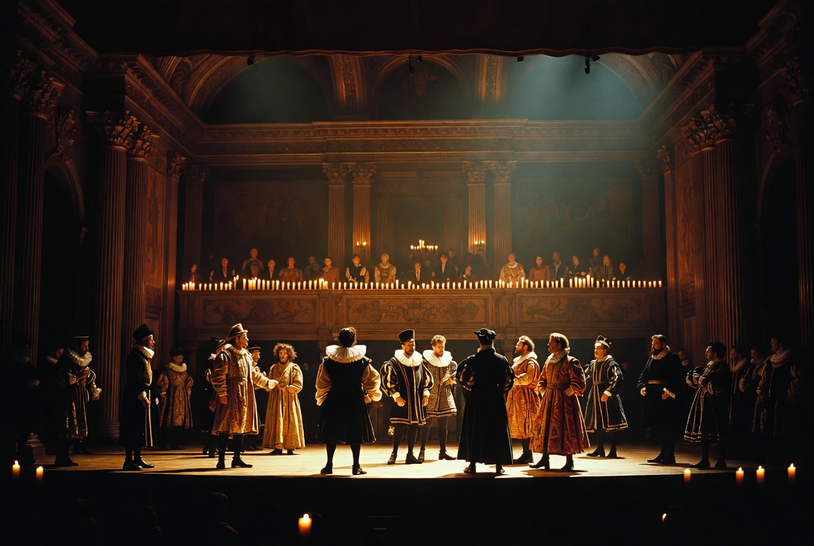 Othello WA Shakespeare historical context Elizabethan theater 1604 Whitehall Palace performance
