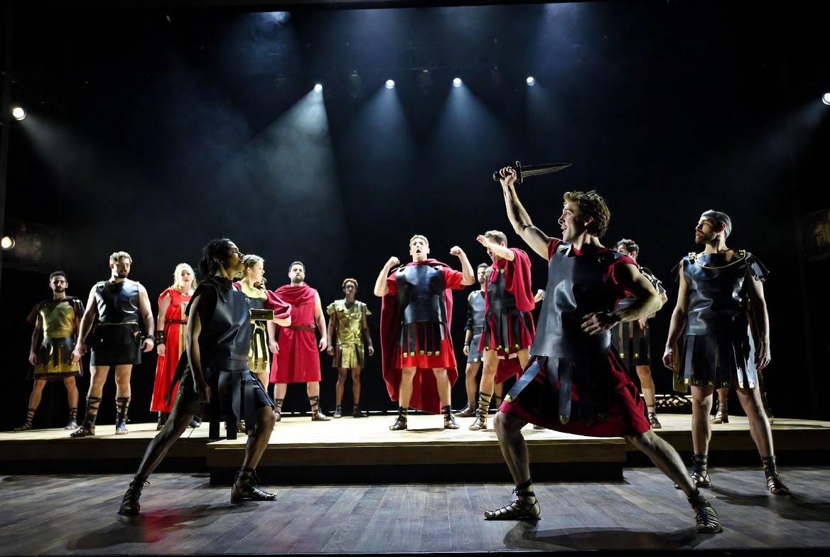 Casca delivering the first stab in modern stage productions of Shakespeare’s Julius Caesar