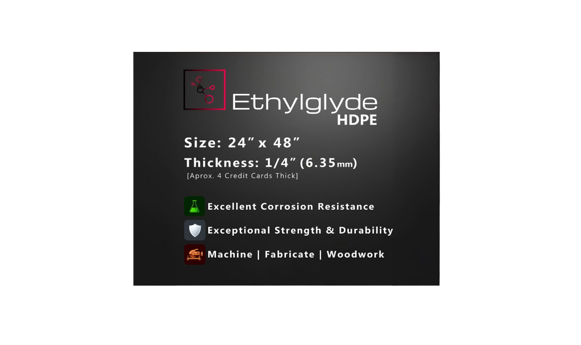 Black HDPE Sheet. Starboard Texture, Marine Board, Cutting Board, High Density Polyethylene Plastic Sheet, DIY Project Material. Nominal Cut +(-) 1/8"....
