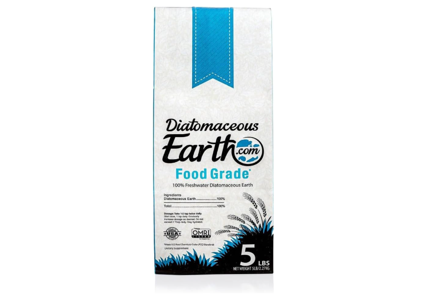 DiatomaceousEarth Food Grade Diatomaceous Earth – 5lb | 100% Organic, All-Natural Powder | Safe for Humans & Pets | OMRI Listed for Organic Use